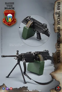 1/6 SoldierStory SS107 Siły Operacji Specjalnych Walki Zabawki Model M249 Kula Łańcuch Zestaw PVC Materiał Do Sceny Składnik