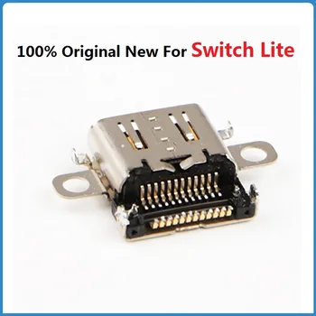 100% Oryginalny Nowy Dla Nintendo Switch Lite Ładowania Port Type-C Złącze Ładowarki Złącze Zasilania Do Konsoli NS Switch Lite Części zamienne