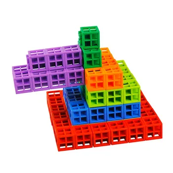 20 szt. Blokujące Bloki Kostki z Cyframi Matematyczne gry Edukacyjne, Zabawki Montessori Dla Chłopców i Dziewcząt, 2, 3, 4, 6, 8 lat