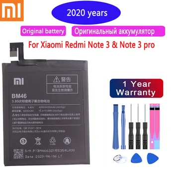 2020 xiaomi Oryginalny BM46 Wymienne Baterię 4050 mah Dla Xiaomi Redmi Note 3 Note3 Pro Note3 Redrice Autentyczne Baterie Do Telefonów