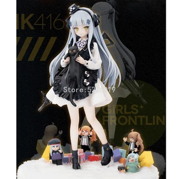 22 cm Dziewczyny Frontu Anime Figurka HK416 Hoshi no Mayu Figurka Postaci Prezent Czarnego Kota HK416 Figurka Model Lalki Zabawki