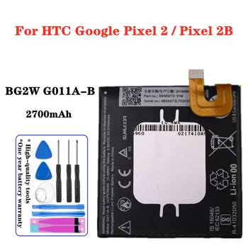 2700 mah BG2W G011A-B Bateria do telefonu komórkowego Dla Google Pixel 2B Pixel 2 Baterie z Zestawami narzędzi