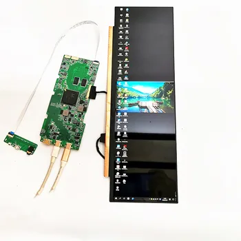 4 Do Grawitacyjna obrotowy wyświetlacz LCD moduł 3840*1100 HDMI Type-C dla Raspberry Pi Komputer Wyświetlacz Temperatury z Pamięcią Samochody DIY Zestawy