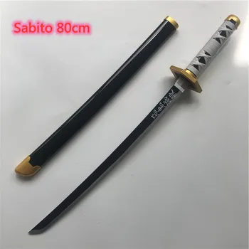 Cosplay Kimetsu no Yaiba Miecz Broń Zabójca Demonów Сабито Cosplay Miecz 1:1 Anime Ninja Nóż drewniana zabawka 80 cm