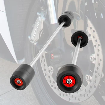 Dla Ducati Monster 696 795 797 821 Motocykl Przedni I Tylny Widelec Suwak Crash Klocki Bieżnika Koła