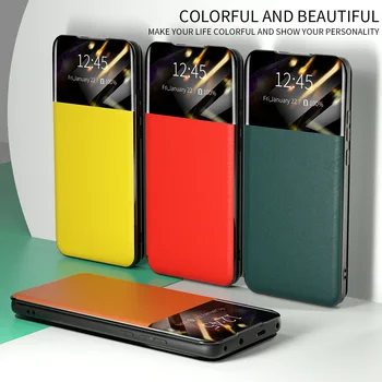 Etui-Pokrowiec Smart View do Motorola Moto G32 G60 G9 G Power 2021 Stylus Play One 5G Ace Etui z Imitacji Skóry, z Funkcją Automatycznego usypiania i Budzenia