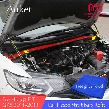 Honda FIT GK5 2015 2017 2018 2019 Samochodowy Kaptur Obsługa Maski Hydrauliczny Trzon Mostka Wzrost Sprężynowy Amortyzator Uchwyt Samochodowy Stylizacja
