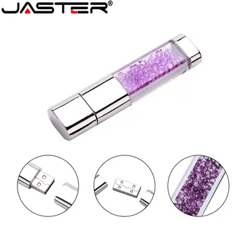 JASTER tęczowy Kryształ Diamentu Elementy USB flash memory stick U Dysk pendrive 4 GB 8 GB 16 GB 32 GB darmowa wysyłka na Prezent