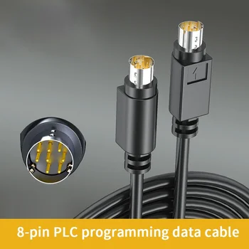 Kabel PLC MD8 Od mężczyzny do mężczyzny S Terminal Od mężczyzny do Kobiety Przewód z Łbem 8 Pin Czysta Miedź Linia Transmisji Danych