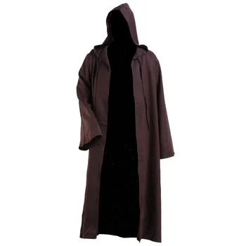 Kenobi Szlafrok Jedi TUNIKA płaszcz Z Kapturem Kostiumy Cosplay Dorosłych Mężczyzn Kostiumy Na Halloween