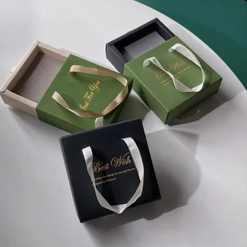 Kolczyki i Kolczyki opakowaniu Proste Biżuteria Przenośny Pakowania Pudełko Do Przechowywania biżuterii