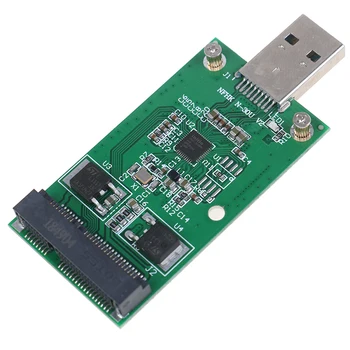 Mini-USB 3.0 PCIE mSATA Zewnętrzny dysk SSD PCBA Conveter Adapter Karty