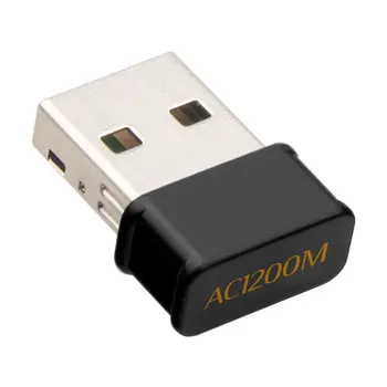 Mini USB3.0 Wifi Adapter 1200 Mbit/s dual-band 2,4 Ghz, 5,8 Ghz RTL8812BU Bezprzewodowa karta Sieciowa WiFi do Stacjonarnego laptopa Bezpośrednie Dostawy