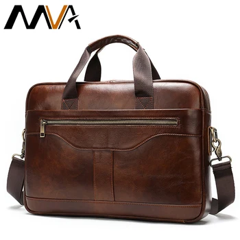 MVA męska aktówka/torba-posłaniec z naturalnej skóry, męska skórzana/biznesowa męska torba na laptopa, biurowe, torby dla mężczyzn, portfele męskie, torby 8824
