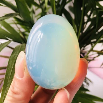 Naturalny Opal Kwarcowy Kryształ Jajko Kryształ Uzdrawiający joni jajko Klejnot