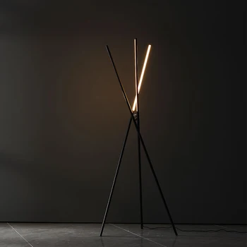 Nowoczesny Projekt Artystyczny Led Lampy podłogowe dla Domu Salon Sypialnia Salon Loft Skandynawski Wystrój wnętrz, Lampy Wewnętrzne Oświetlenie Nocne Lampa