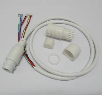Odporny na wodę kabel LAN POE dla modułu deski kamery IP ККТВ z погодостойким złącza РДЖ45, pojedynczym LED stanu