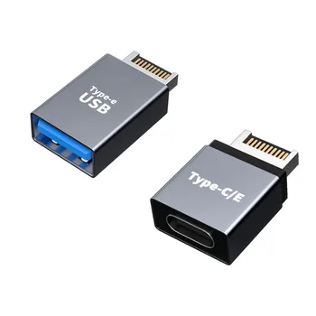 Przedłużacz adapter USB 3.0 Typ A - Type E , męskie port Type-E do гнездовому portu USB A i wewnętrzny przewód-adapter Type C.