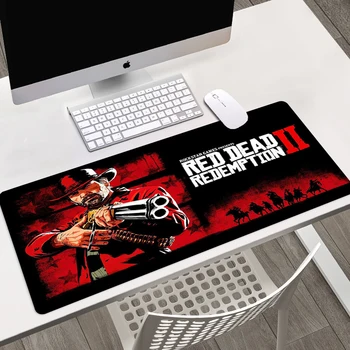 Red Dead Redemption podkładki pod Mysz Xxl Pad PC Gamer Gabinetowa Klawiatura Słodkie peryferia Dywan Anime Mause Kawaii Varmilo Mata