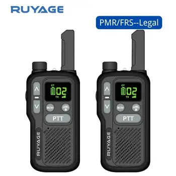 Ruyage Q18 Mini Przenośny Radio Akumulatory Przenośne Radio 1 lub 2 szt NIM PMR446 Przenośny Dwukierunkowa Radiowa Dalekiego zasięgu Do Polowania