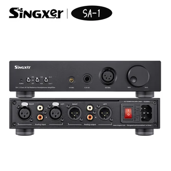 Singxer SA-1 Wzmacniacz słuchawkowy Pełni zrównoważony Dyskretny Wzmacniacz klasy A/Przedwzmacniacz SA1 Wsparcie XLR/6,35 mm/4,4 mm Мультиинтерфейс