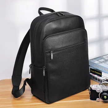 Skórzany plecak, modny plecak o dużej pojemności, torba podróżna, prywatna szkolna torba dla studentów, torba na laptopa