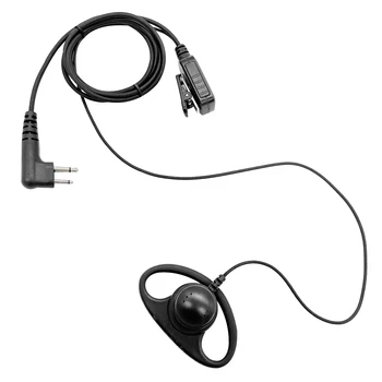 Słuchawki typu D dla słuchawek z słuchawkami do krótkofalówki Motorola CP010, CP140, GP68, EP450, DEP450, CT150, 250 dwustronnych stacji radiowych