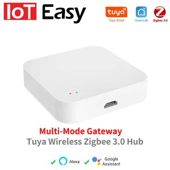Tuya Zigbee Hub Smart Gateway Wi-Fi, Bluetooth Mesh Muti-Mode Bezprzewodowy Most Dla Inteligentnego Domu var Smart Life APP Pilot Zdalnego Sterowania