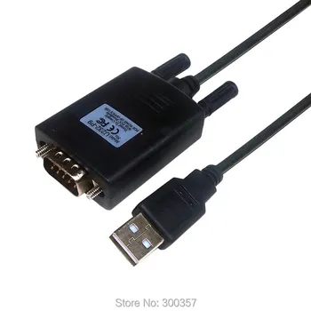 USB do RS232 Męski COM Port Szeregowy PDA 9Pin Szeregowy DB9 konwerter Adapter GPS FTA Kabel + cd sterownik od chipsetu