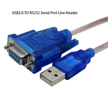 USB2.0 do RS232 Kabel-Adapter USB do DB9 Otwór Żeński Adapter-Przewód elektryczny Dla Kasjera Drukarka Etykiet, Wyświetlacz Led Skaner Pos gorąca