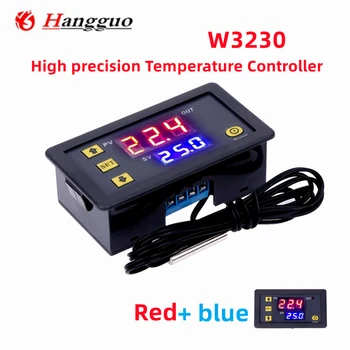 W3230 Mini Cyfrowy Regulator Temperatury 12 24 220 W Termostat Regulator Ogrzewania, Chłodzenia Sterowanie Regulator Temperatury Z Czujnikiem