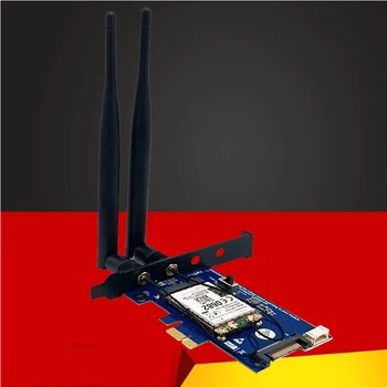 WiFi Karta PCI Express Karta Sieciowa Bezprzewodowa Karta Mini PCIE PCI-E X1 Adapter + Slot na karty SIM, 3G/4G/LTE Karty WiFi Moduł
