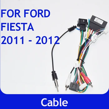 wiązka przewodów zasilania Android z canbus Dla Ford Fiesta 2011 - 2012 odtwarzacz Multimedialny Radio, Ekran Dotykowy