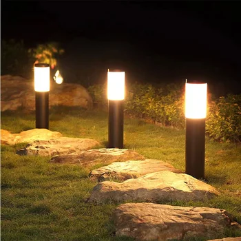 Zewnętrzne Słoneczne Trawnikowe Lampy LED Oświetlają Ścieżki Wodoodporną Ozdoba Ogrodu Światło Słoneczne Do użytku Domowego Krajobrazu Drodze Dziedzińca, Patio, podjazd