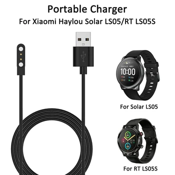 Ładowarka do Xiaomi haylou solar LS05/RT LS05S Imilab kw66 Ticwatch GTX/CXB01 Smartwatch USB i Ładowania płaski Kabel Magnetyczny Adapter